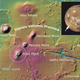 Localización del Arsia Mons en Marte